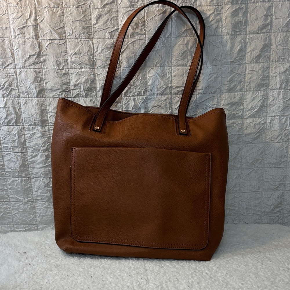 LC Lauren Conrad Rich Brown Shoulder Bag